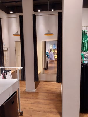 Nova Lund shop changing rooms